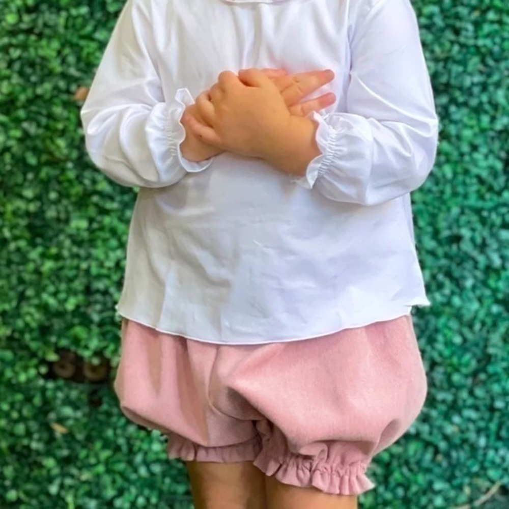 Bundle lot 2 sets Rabbit + Bear Organic Shirt bloomer Shorts little me fox 6-9m